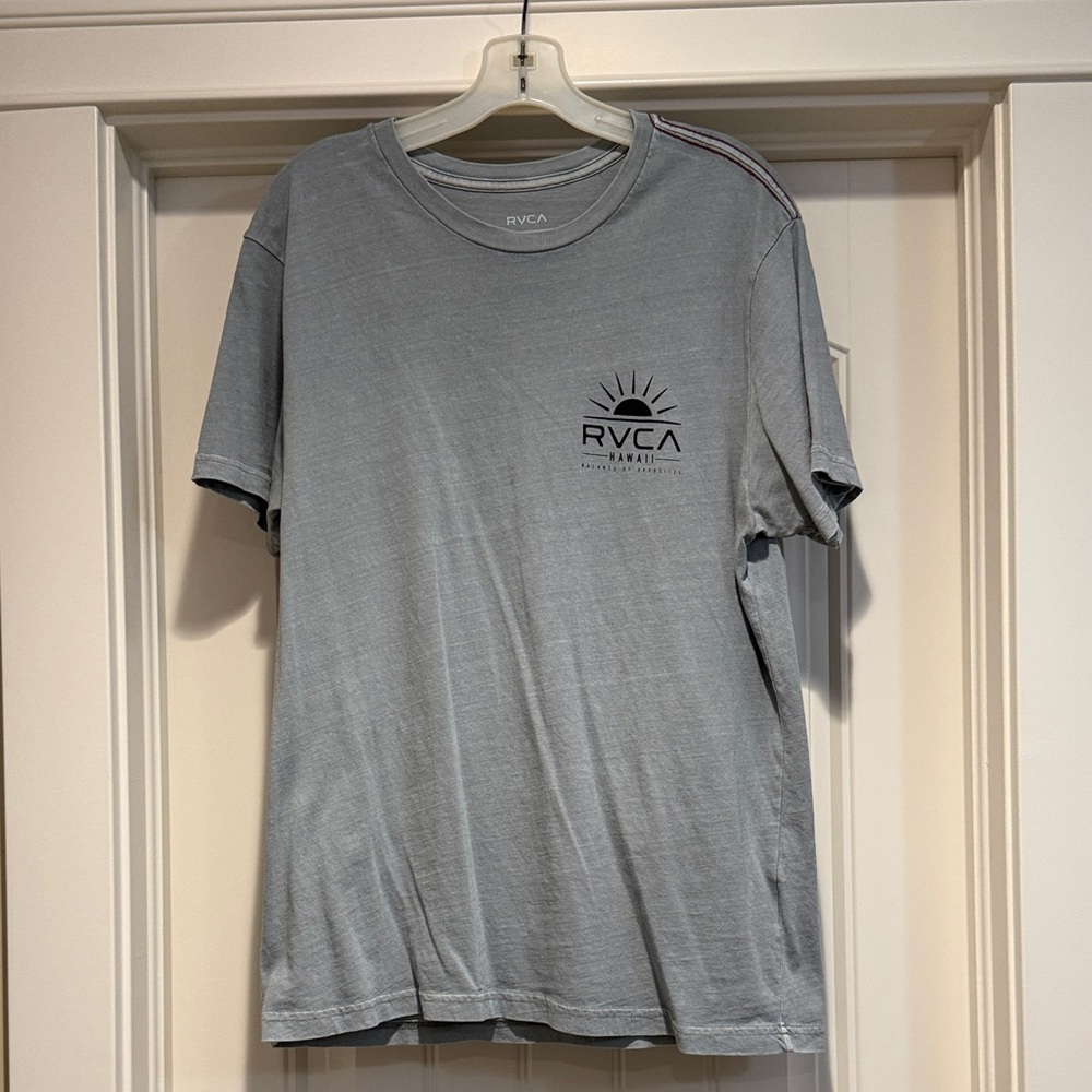 RVCA Light Gray Short Sleeve Tee